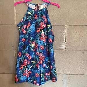 PatPat Tropical Floral Kids Romper- size 8/9 nwt